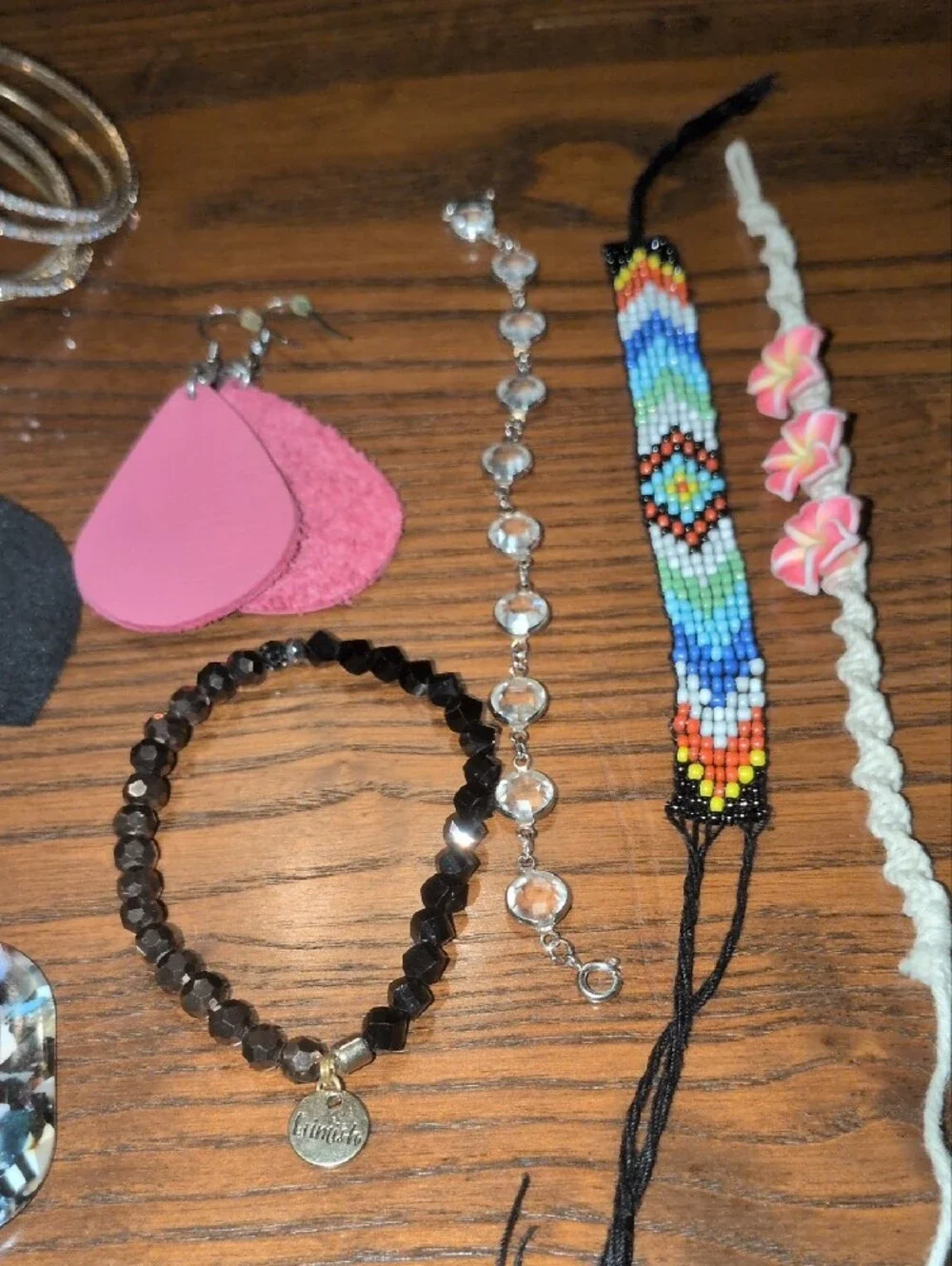 Lot Assorted Women’s Jewelry Set - Pink, Black, Multicolor Earrings & Bracelets